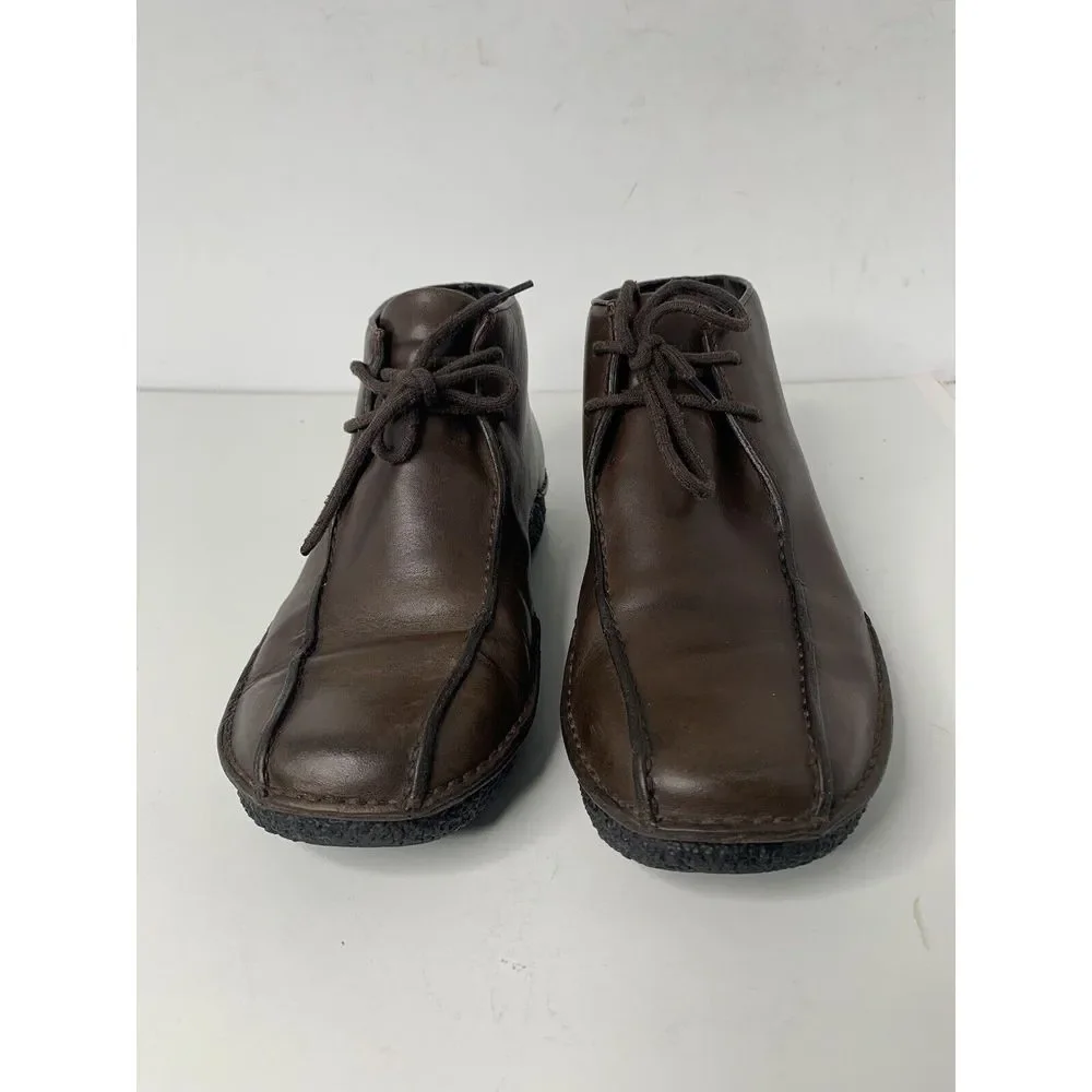 Merrell Mens Metro Gnome Chukka Dark Coffee‎ Boots Sz 10 Hiking Leather EUC